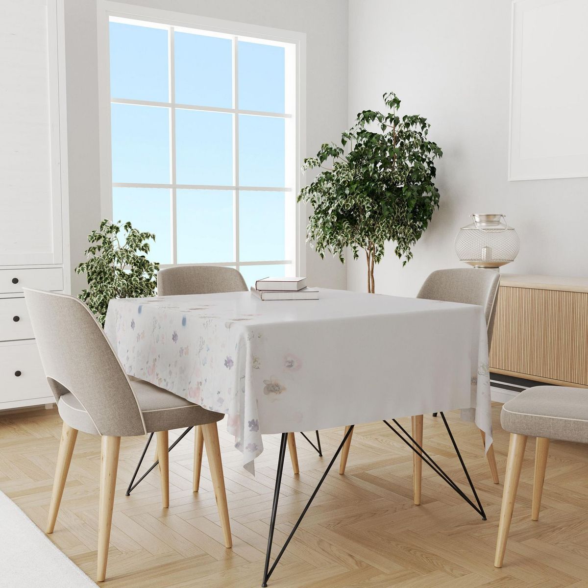 JUST HOME COLLECTION - Mantel Red 180x240cm Flores