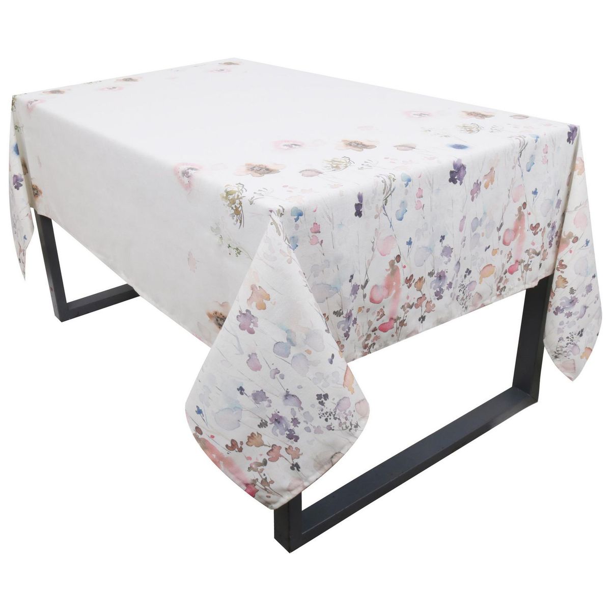 JUST HOME COLLECTION - Mantel Red 180x180cm Flores