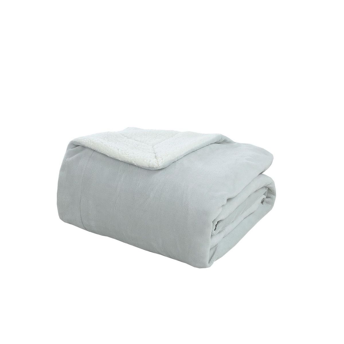 JUST HOME COLLECTION - Frazada Coral 2P Gris