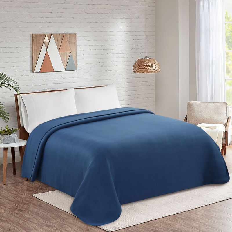 JUST HOME COLLECTION - Frazada Polar 165x220cm Azul