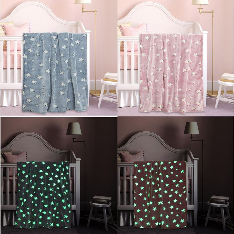 JUST HOME COLLECTION - Manta Flanel Glow Estrellas Surtido