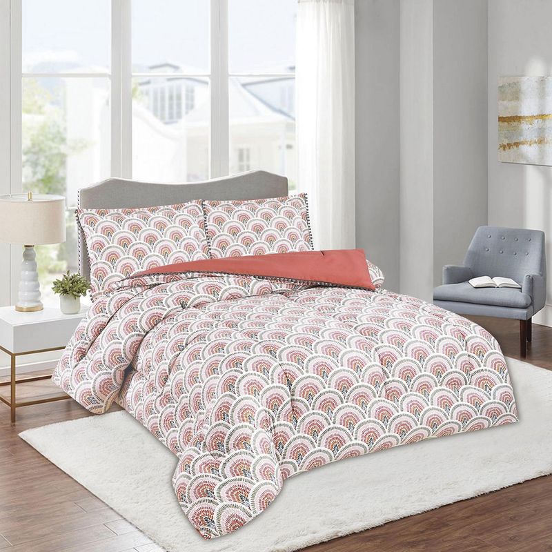 JUST HOME COLLECTION - Plumón Boho Diseño King Multicolor