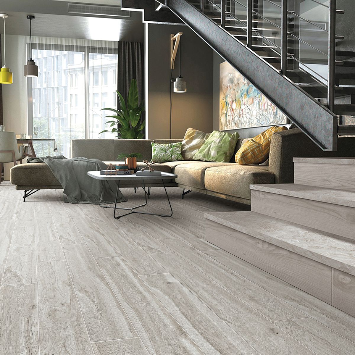 HOLZTEK - Porcelanato Oslo 20x120 1.20M2
