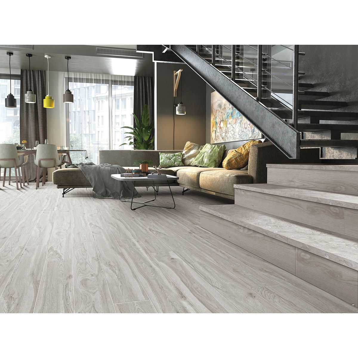 HOLZTEK - Porcelanato Oslo 20x120 1.20M2
