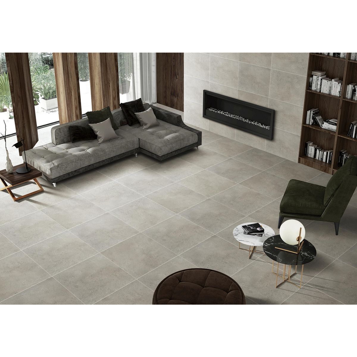 HOLZTEK - Porcelanato Rust LT Grey 60x60 1.44m2