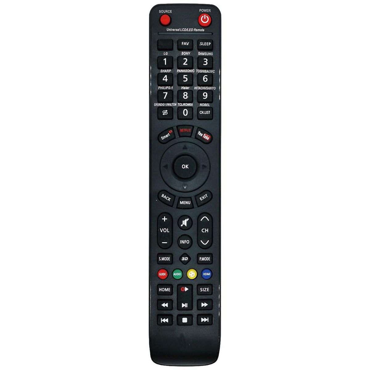 DAIRU - Control Remoto Universal 36 en 1