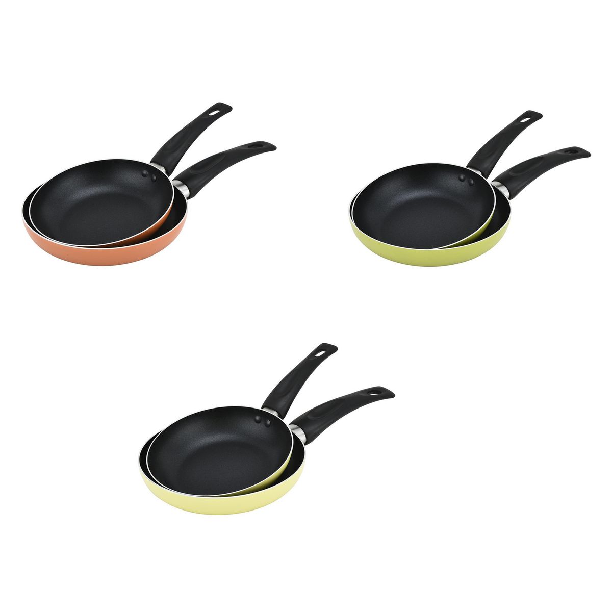 CASA BONITA - Set de 2 Sartenes Surt de 18 y 16 cm