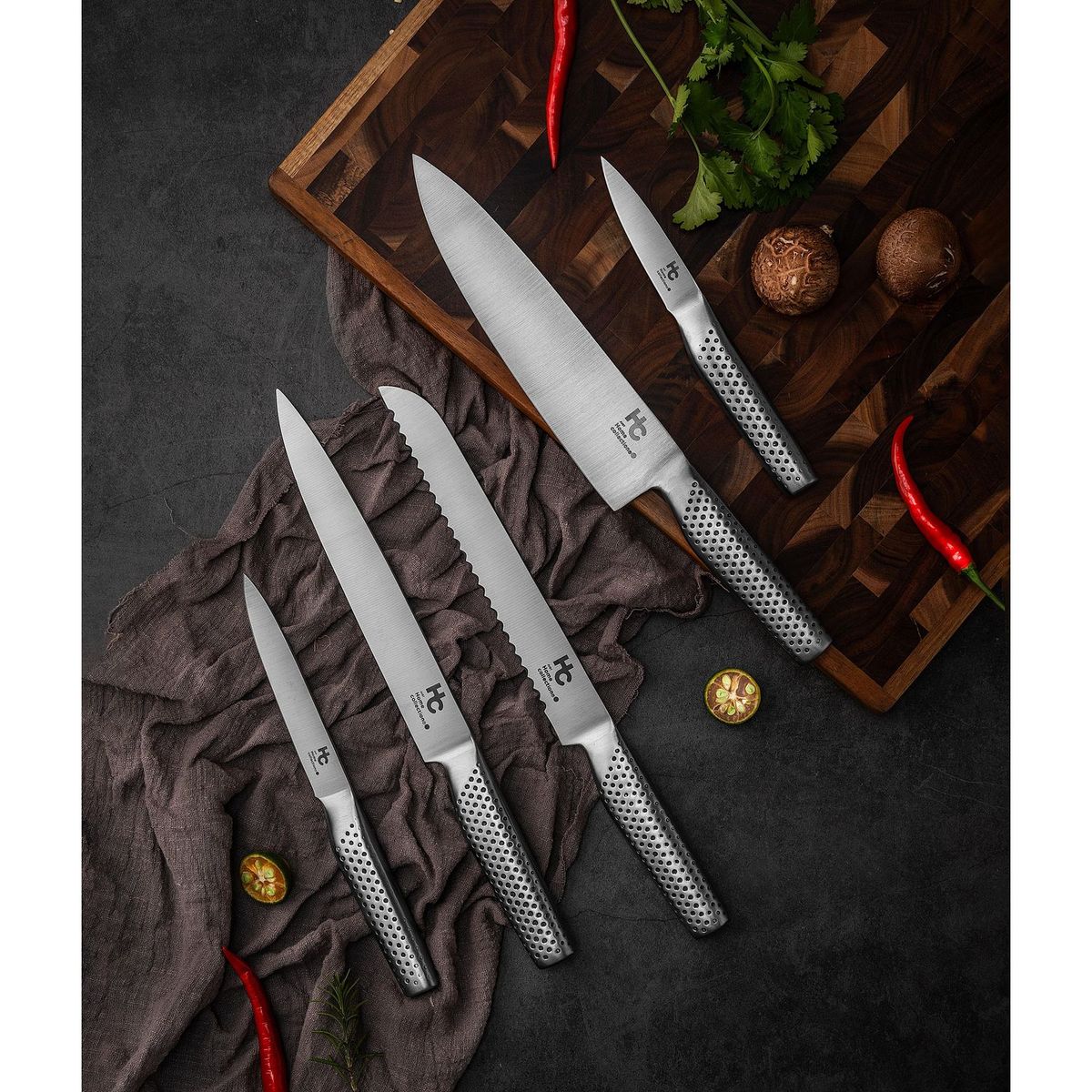 JUST HOME COLLECTION - Set 6 Cuchillos Base Magnetic