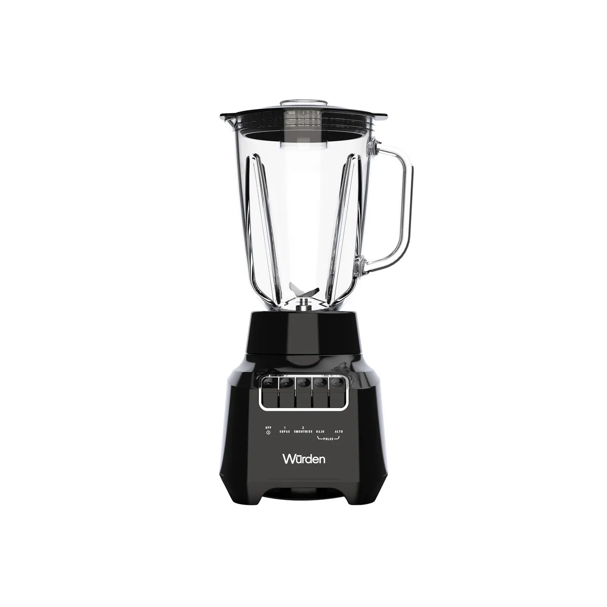 WURDEN - Licuadora de Vidrio 1.5 L