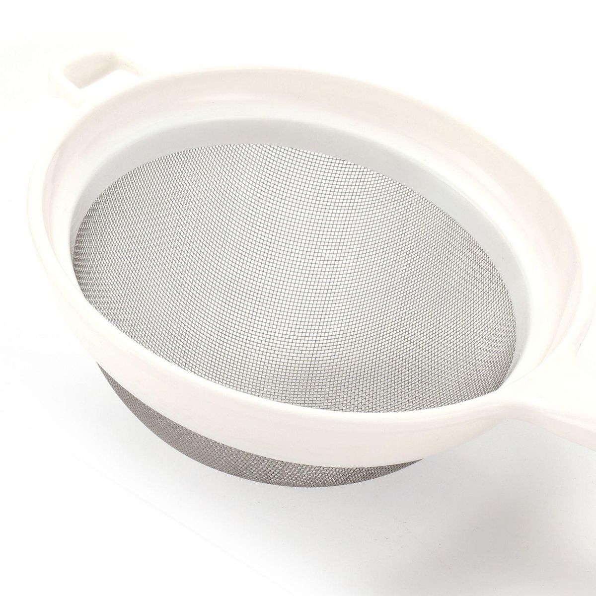 JUST HOME COLLECTION - Colador de Plástico Blanco 15.5cm