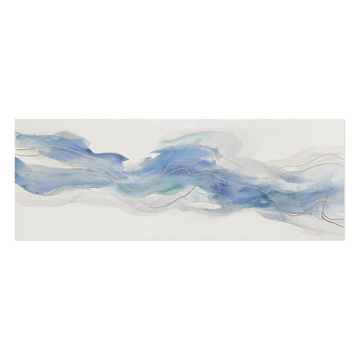 JUST HOME COLLECTION - Cuadro Canvas Abstract1 Wave 40X120 CM