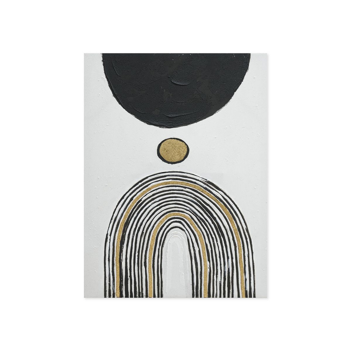 JUST HOME COLLECTION - Cuadro Canvas Abstract Folia1 60X80 CM