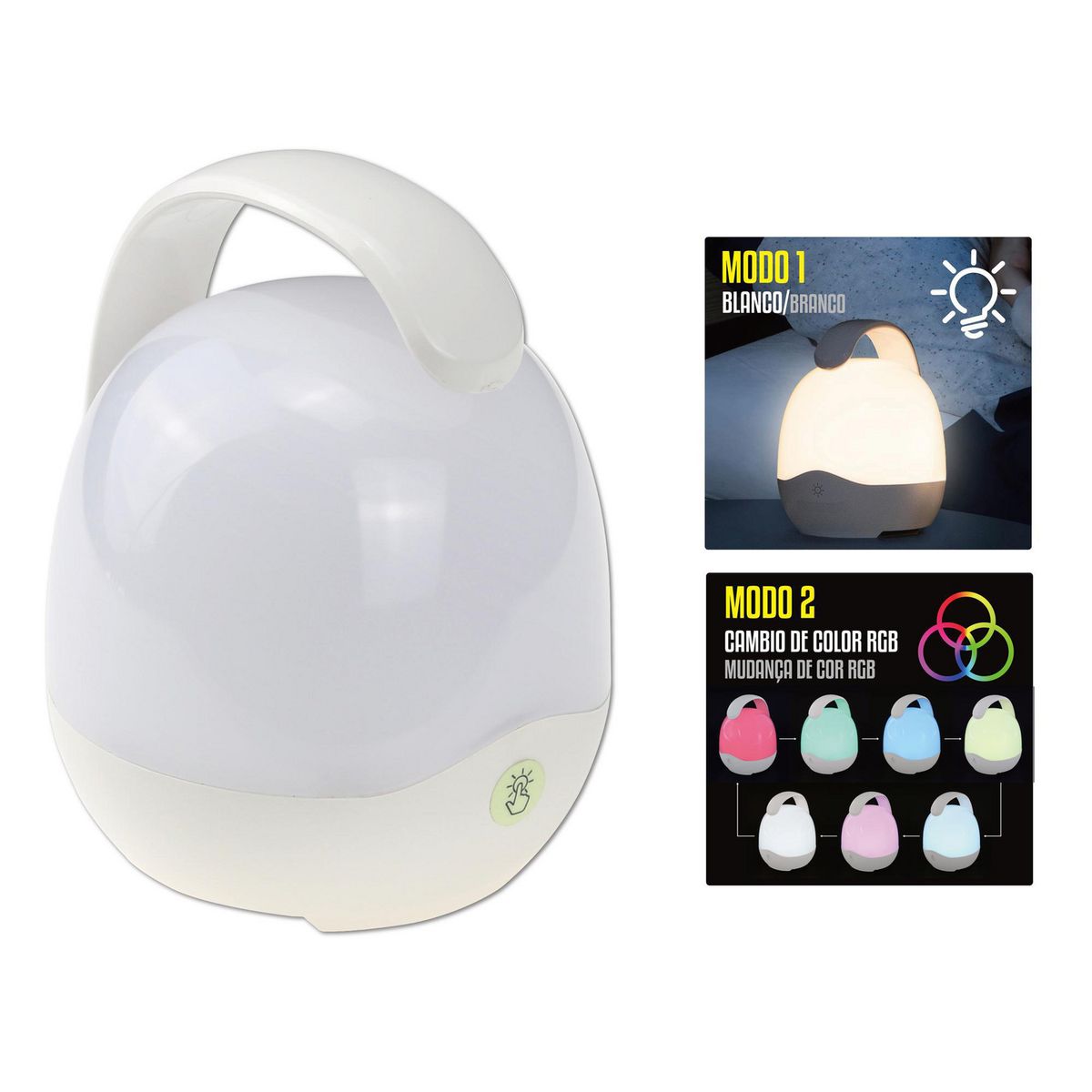 DAIRU - Luz Toque 3 Colores