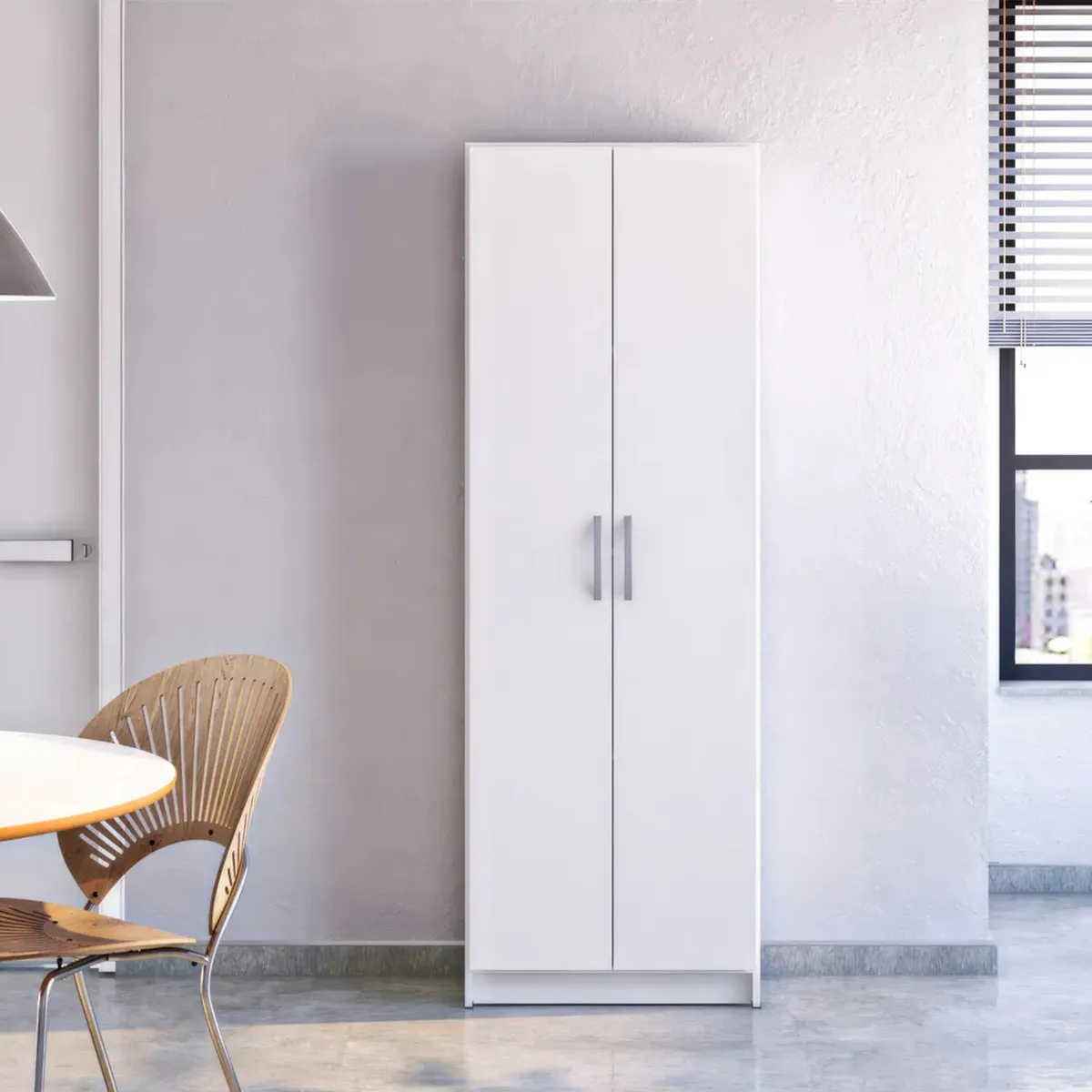 Alacena Multiuso Blanco MDP 60x180cm , marca DITALIA - Foto Principal
