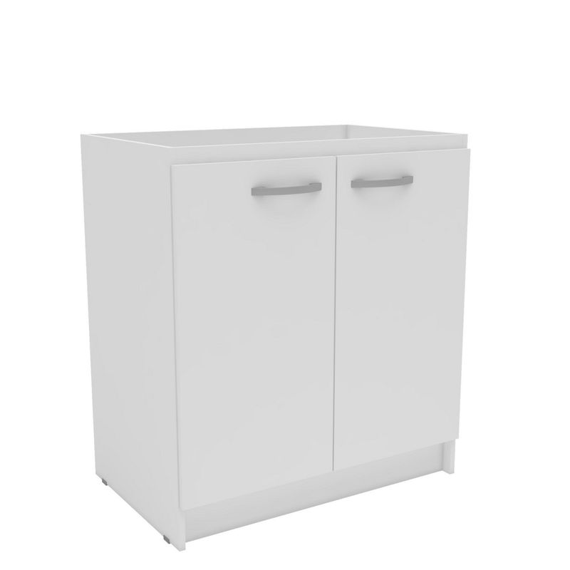DITALIA - Mueble Base 2 Puertas 80cm Blanco