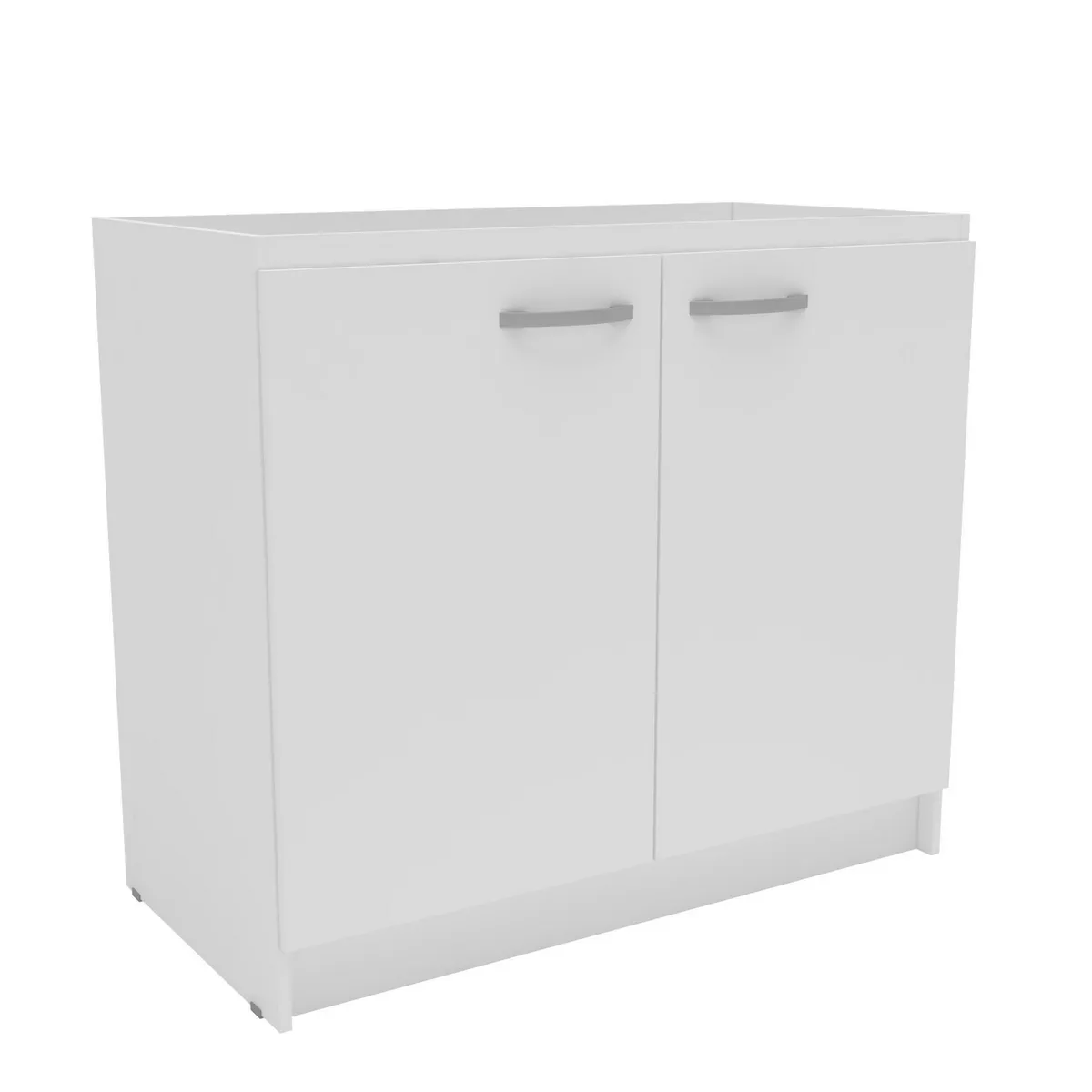 DITALIA - Mueble Base 2 Puertas 100cm Blanco