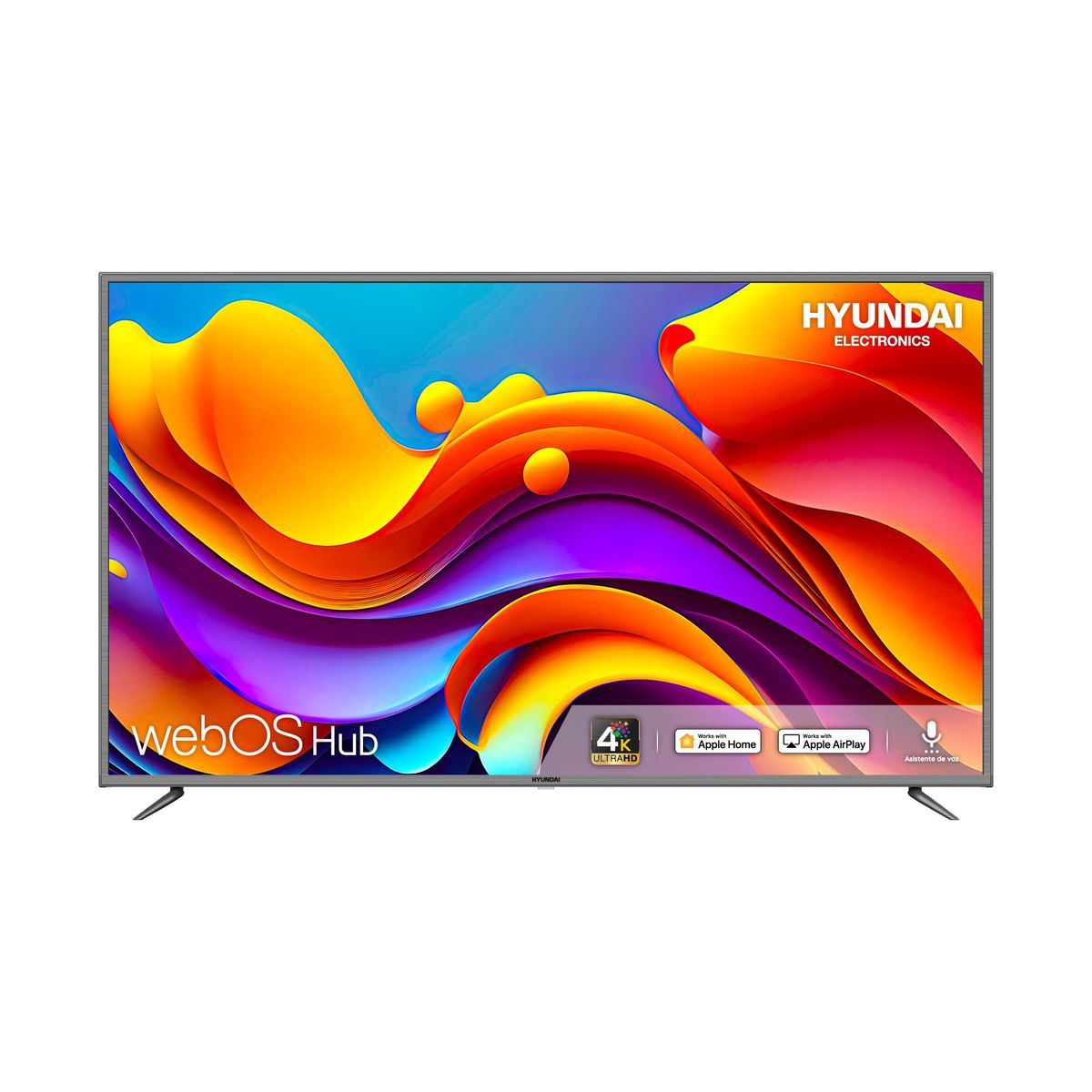 HYUNDAI - Televisor Hyundai LED 60" UHD 4K HYLED6003W4KM