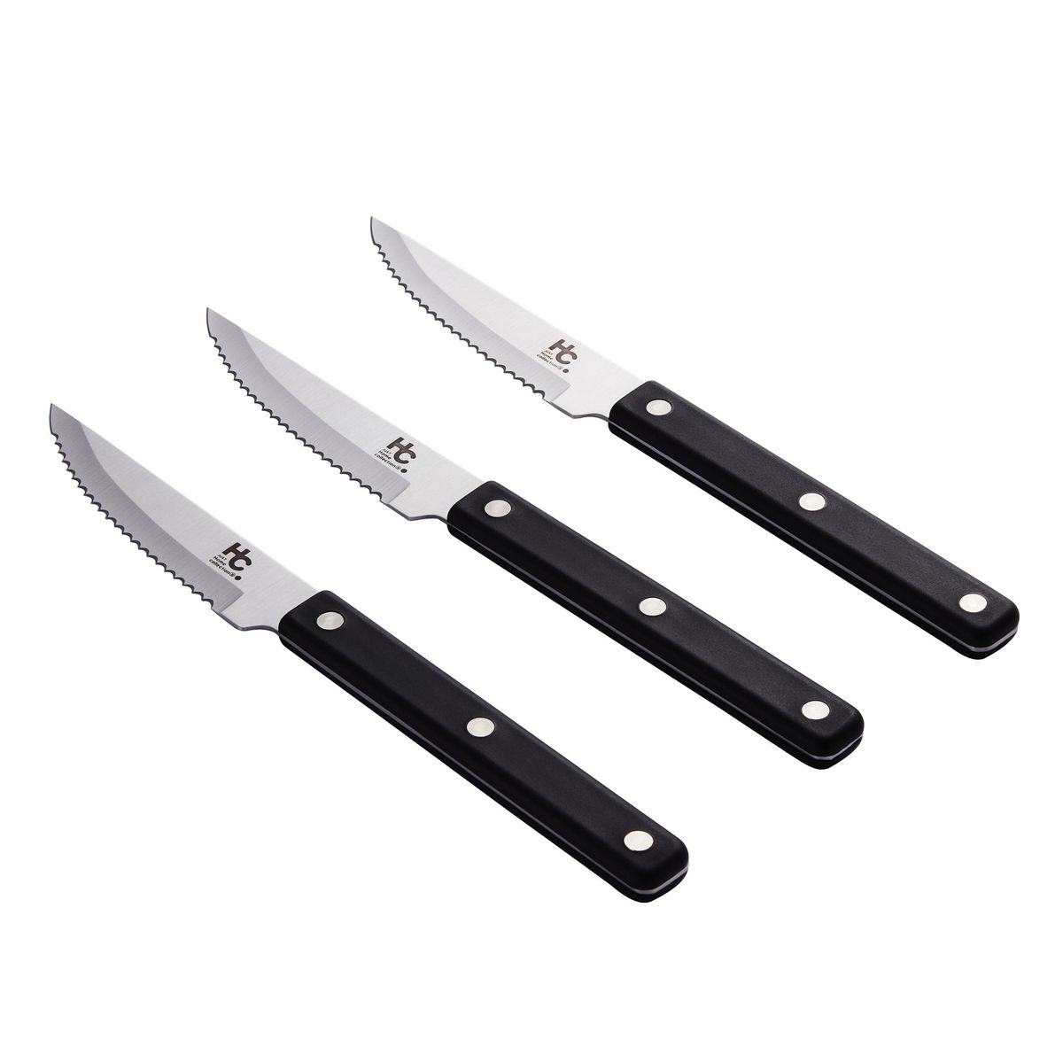 JUST HOME COLLECTION - Set x3 Cuchillos Sierra para Carne