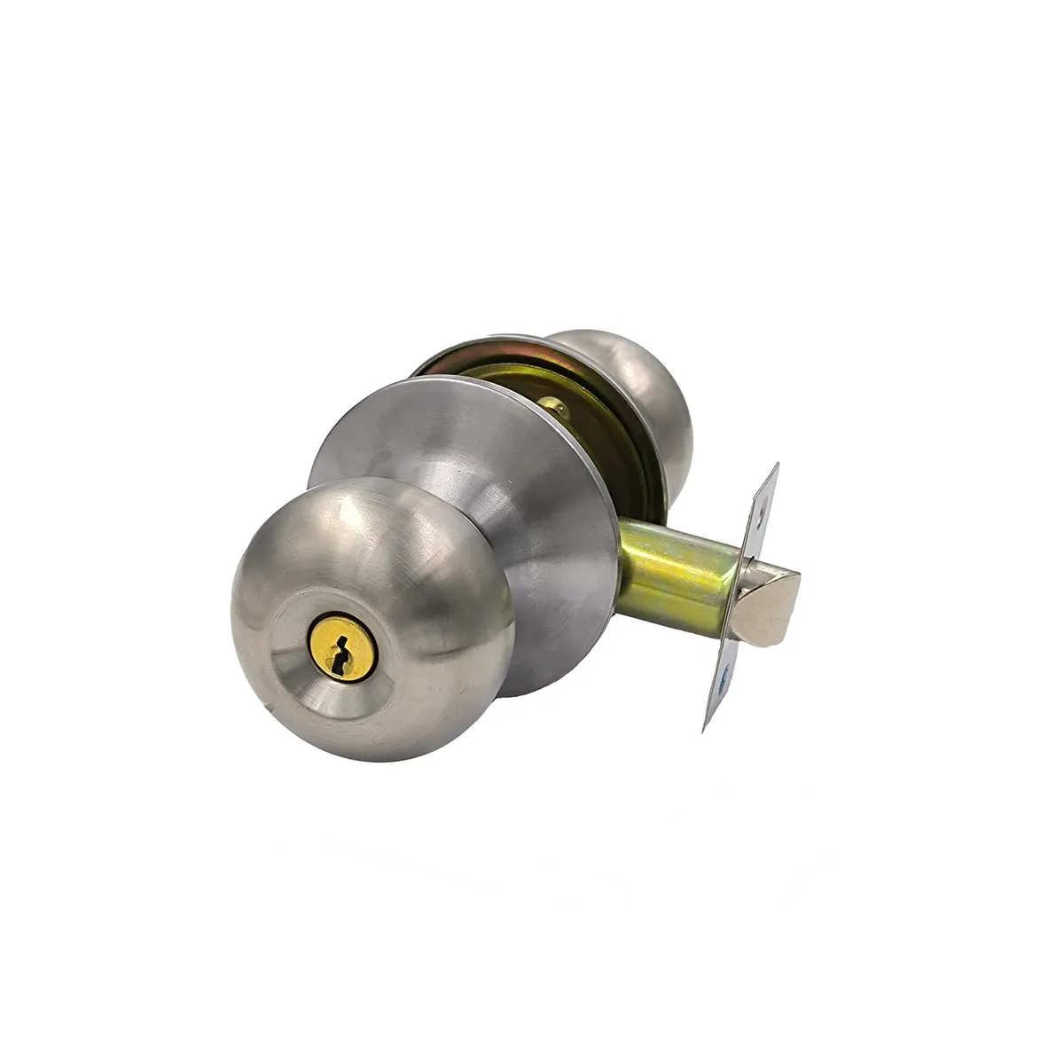 KARSON - Cerradura de Pomo Dormitorio Fighter Acero Inoxidable