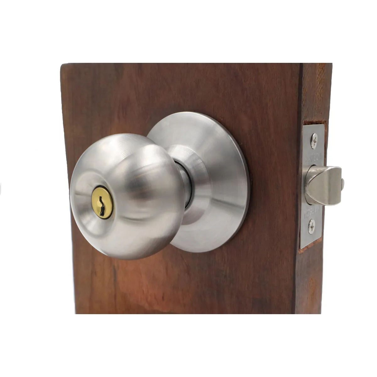 KARSON - Cerradura de Pomo Dormitorio Fighter Acero Inoxidable