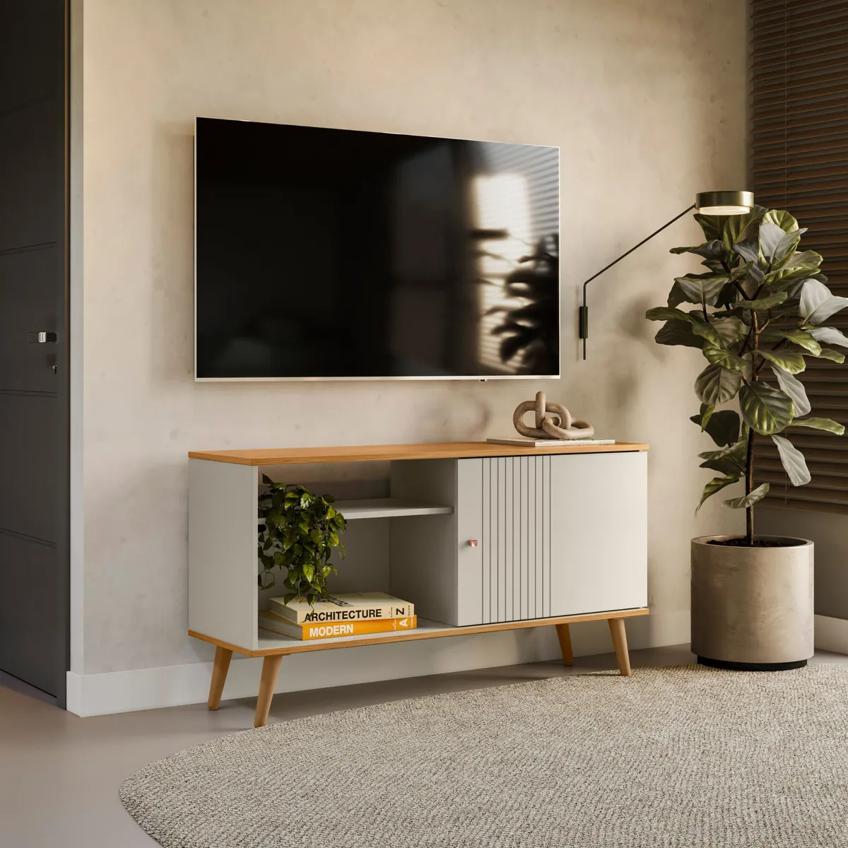 JUST HOME COLLECTION - Mesa de TV 50" Rubi