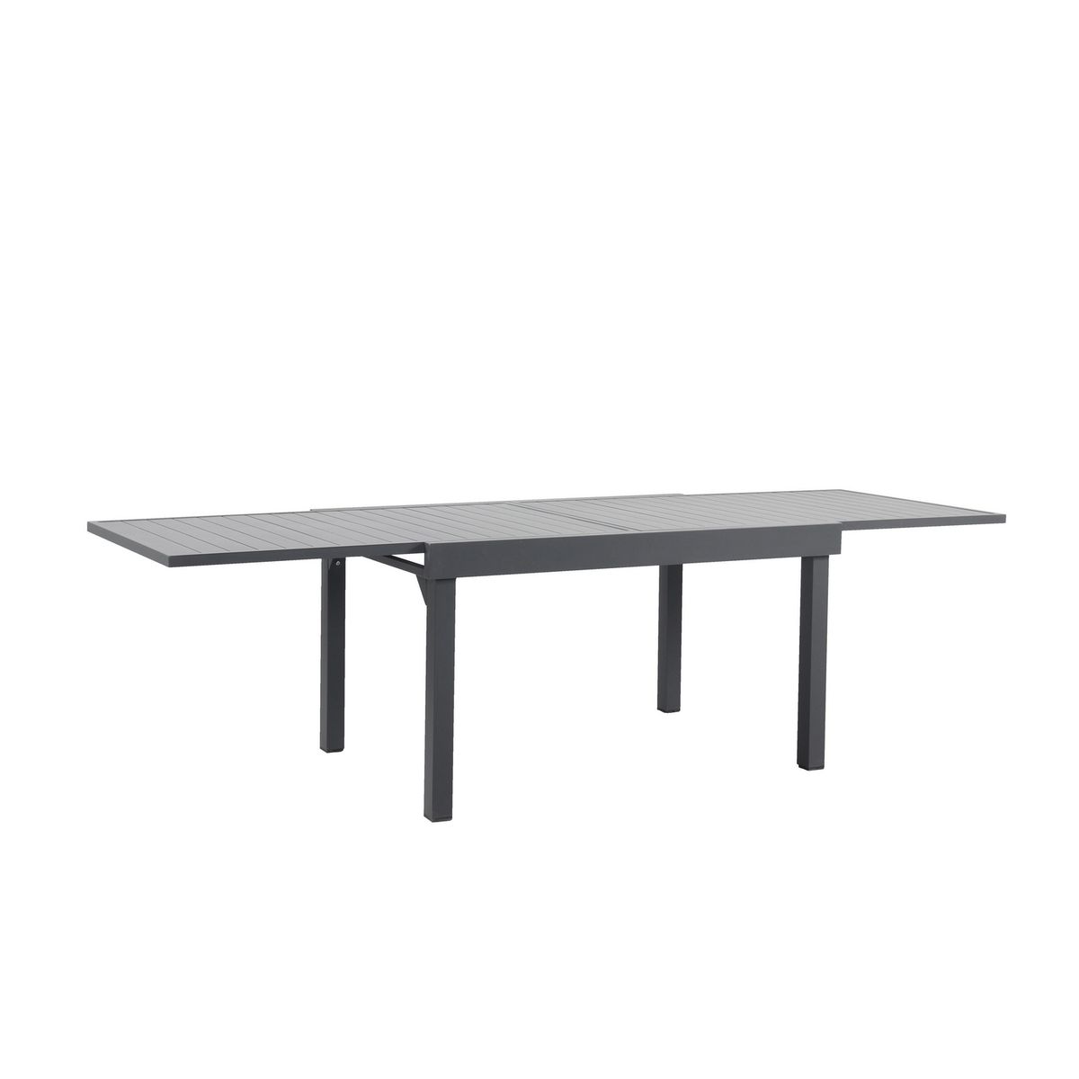 JUST HOME COLLECTION - Mesa de Comedor Aluminio 270x90x75 cm Negro
