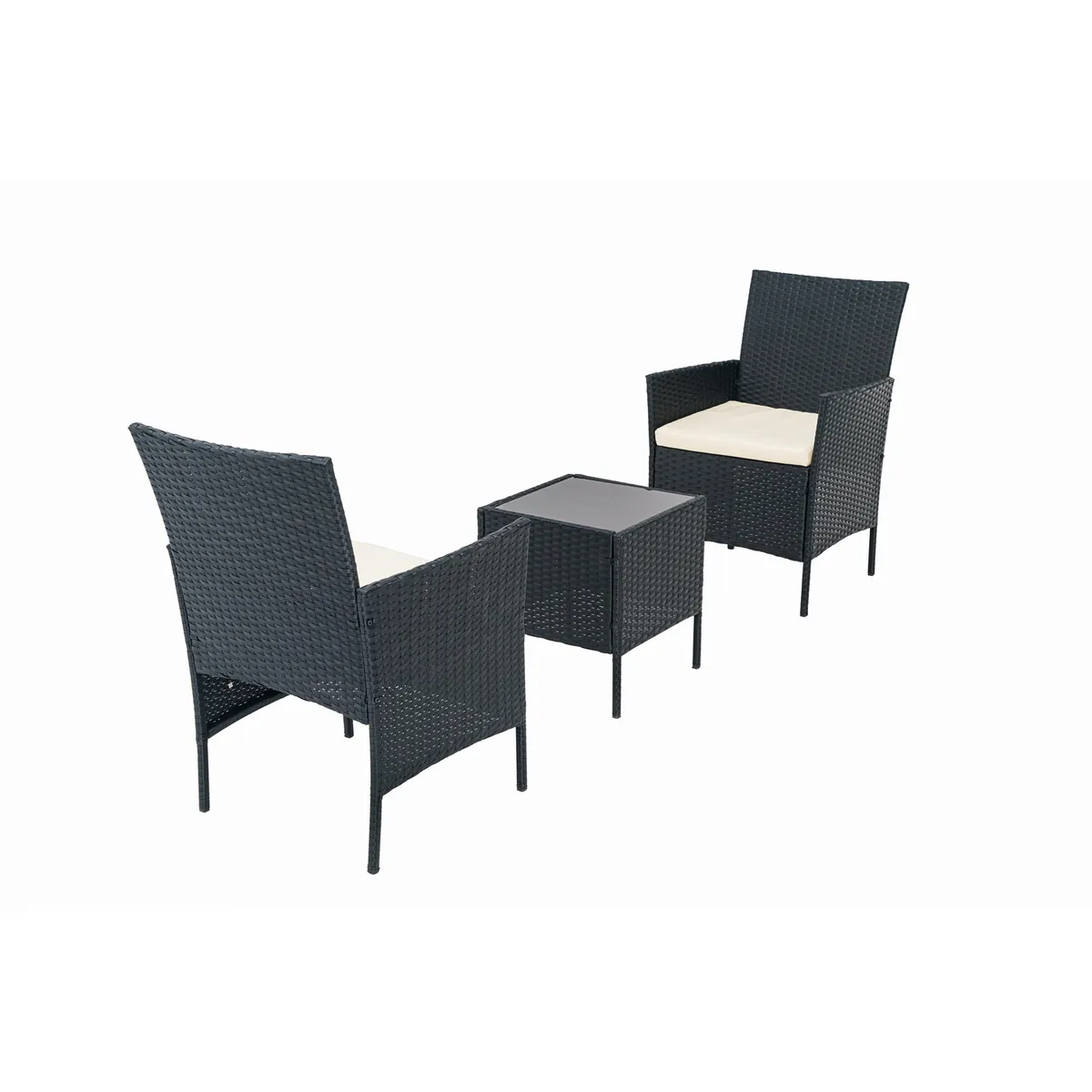 JUST HOME COLLECTION - Juego de Balcón 2 Personas Ratán Arles