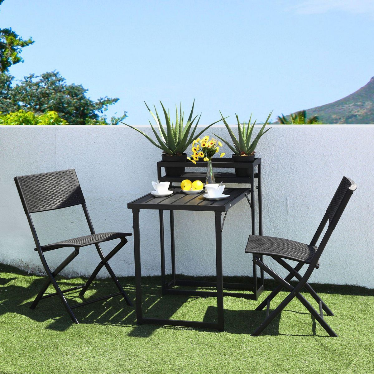 JUST HOME COLLECTION - Juego de Balcón 2 Personas Bled