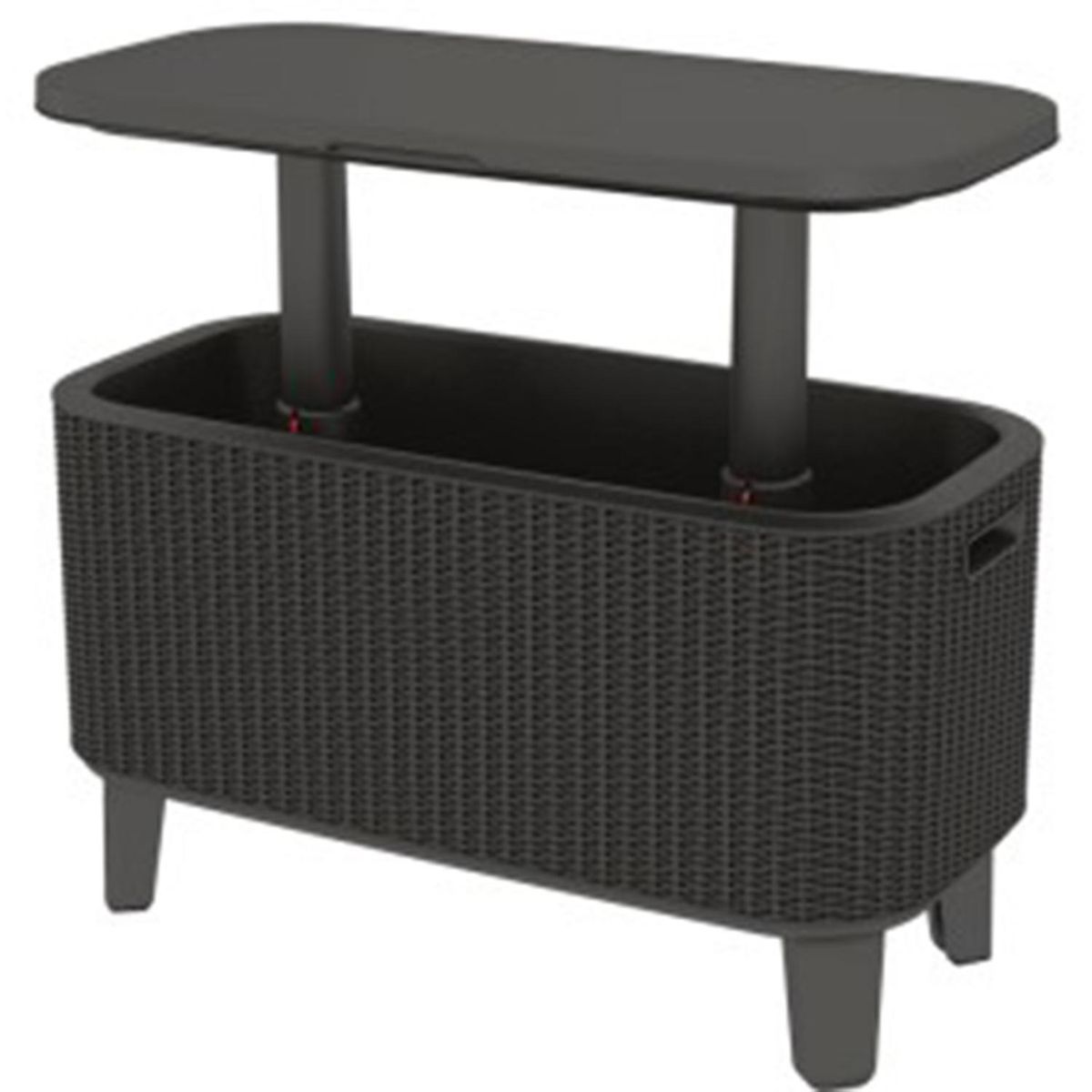 KETER - Mesa Cooler Bevy Bar Look Ratán