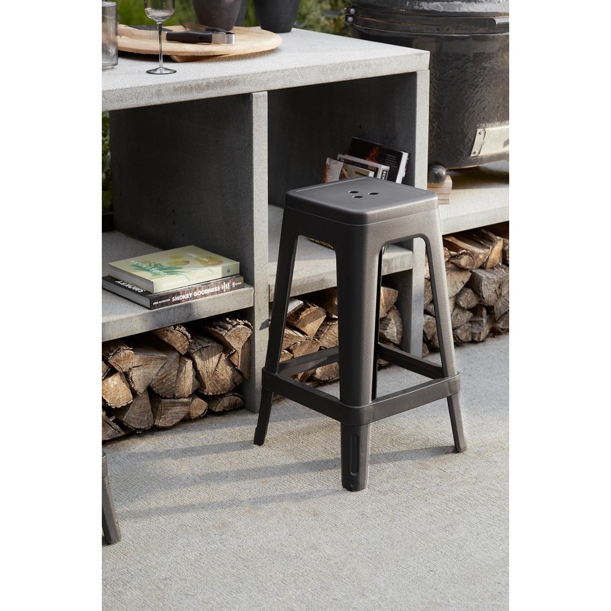 KETER - Banco de Bar Lucca Grafito