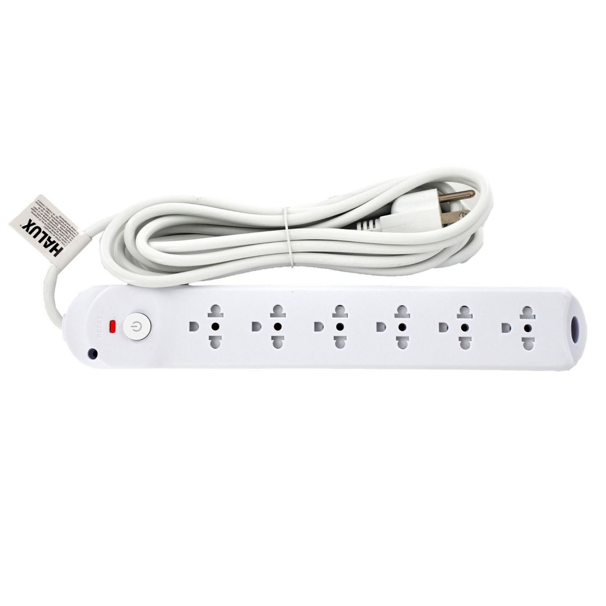 HALUX - Extensión Univ 6T 5.0M Blanco