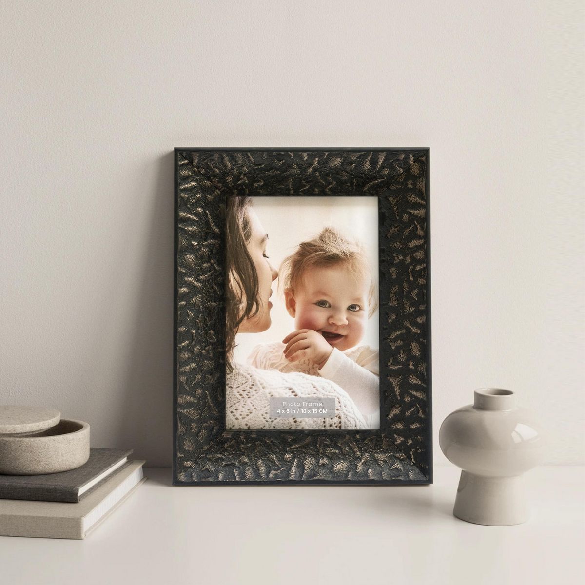 JUST HOME COLLECTION - Marco de Foto Antique 10x15cm Negro