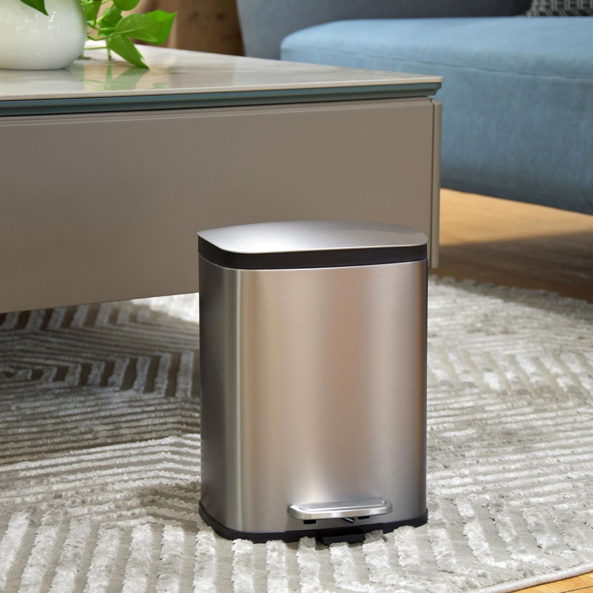 JUST HOME COLLECTION - Papelera con Pedal Soft 5L