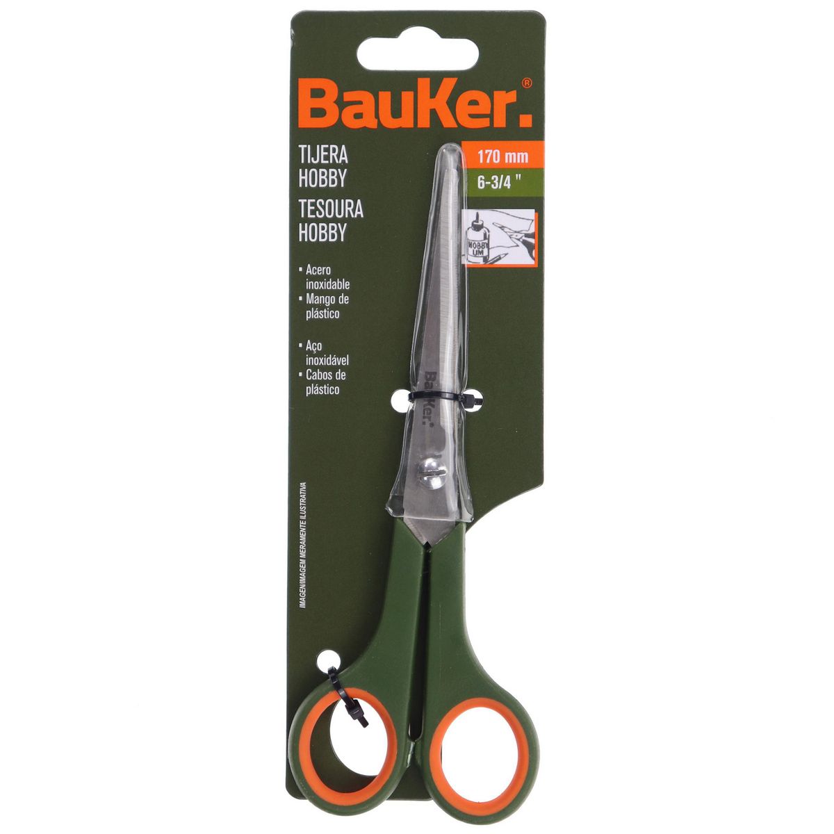 BAUKER - Tijera de Papel 175 mm 6.7