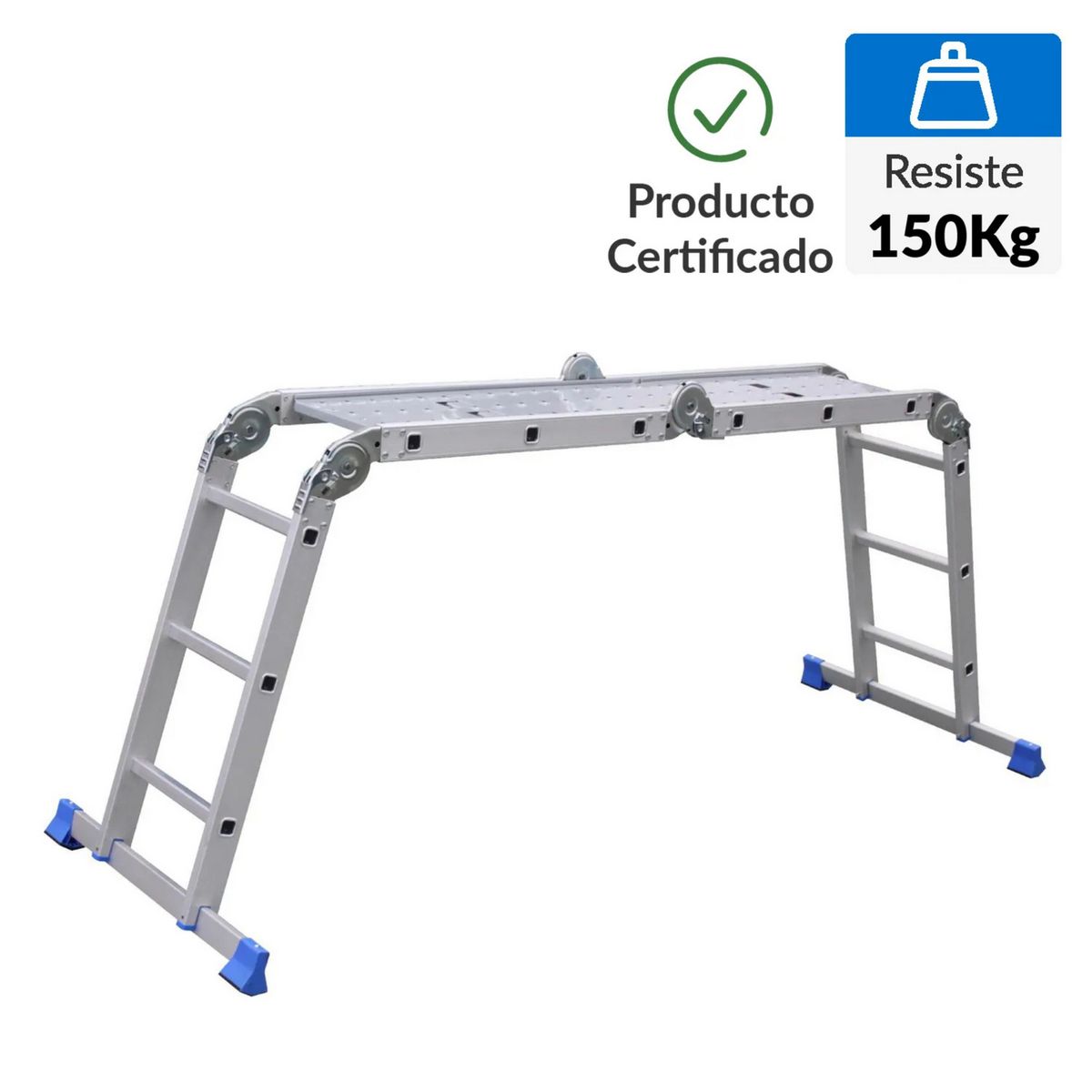 BAUKER - Plataforma Articulada de Aluminio Multipro 1Paso 150Kg