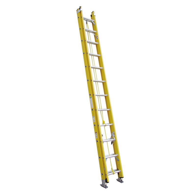 UBERMANN - Escalera Telescópica de Fibra de Vidrio 24 pasos
