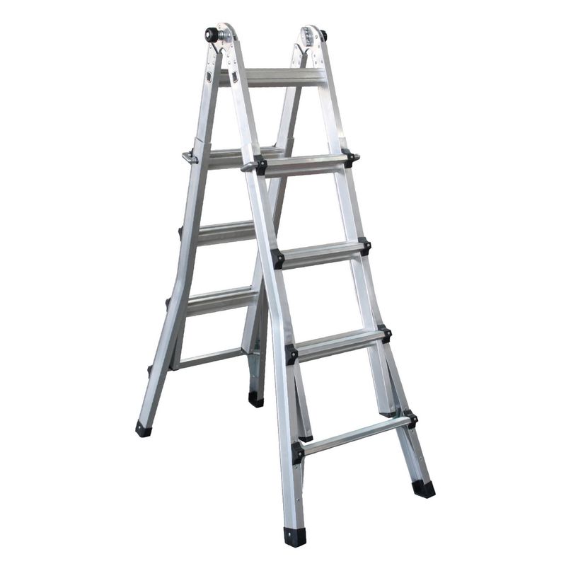 UBERMANN - Escalera Articulada de Aluminio 16 pasos
