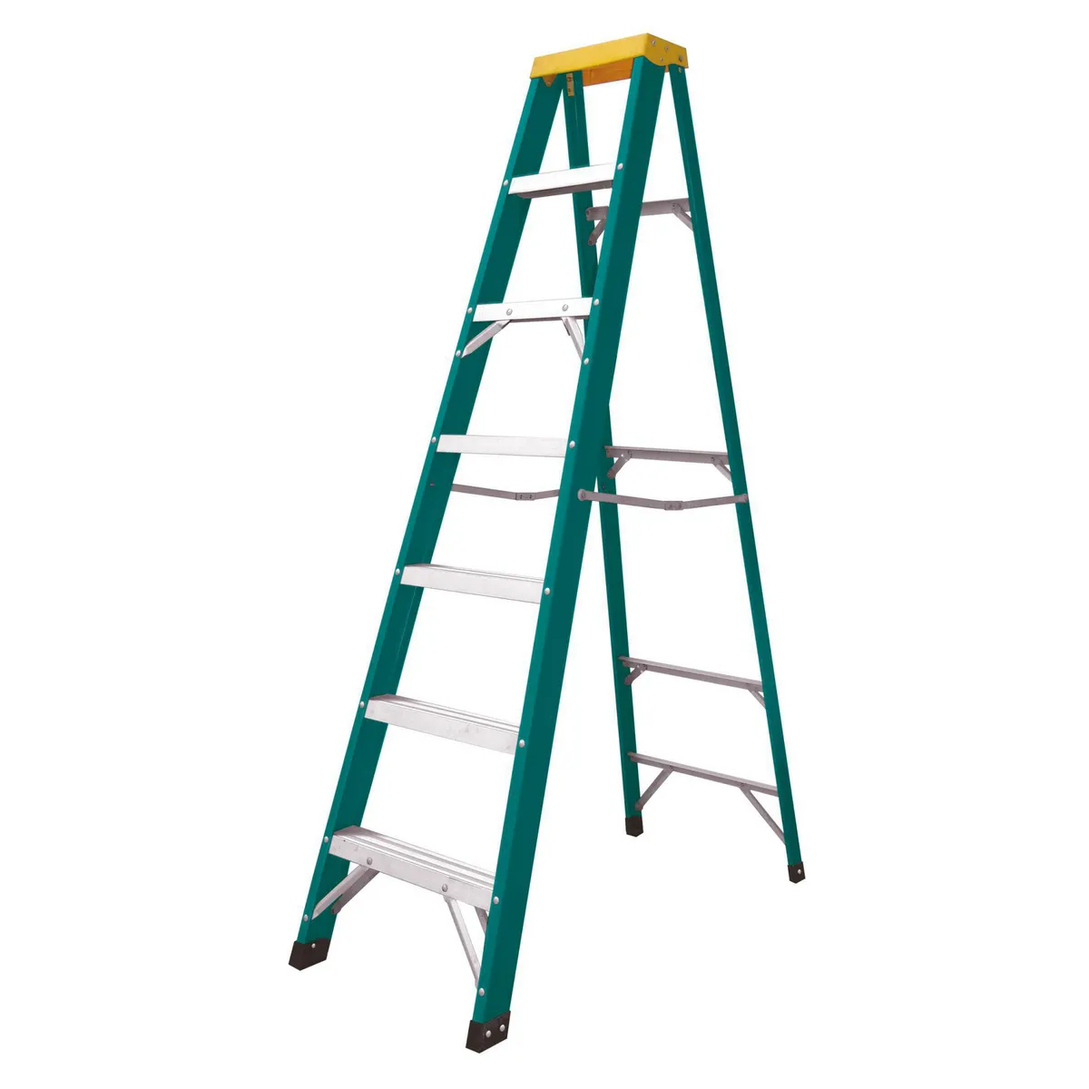 UBERMANN - Escalera de Tijera 2.17m 6 Peldaños FV 102K