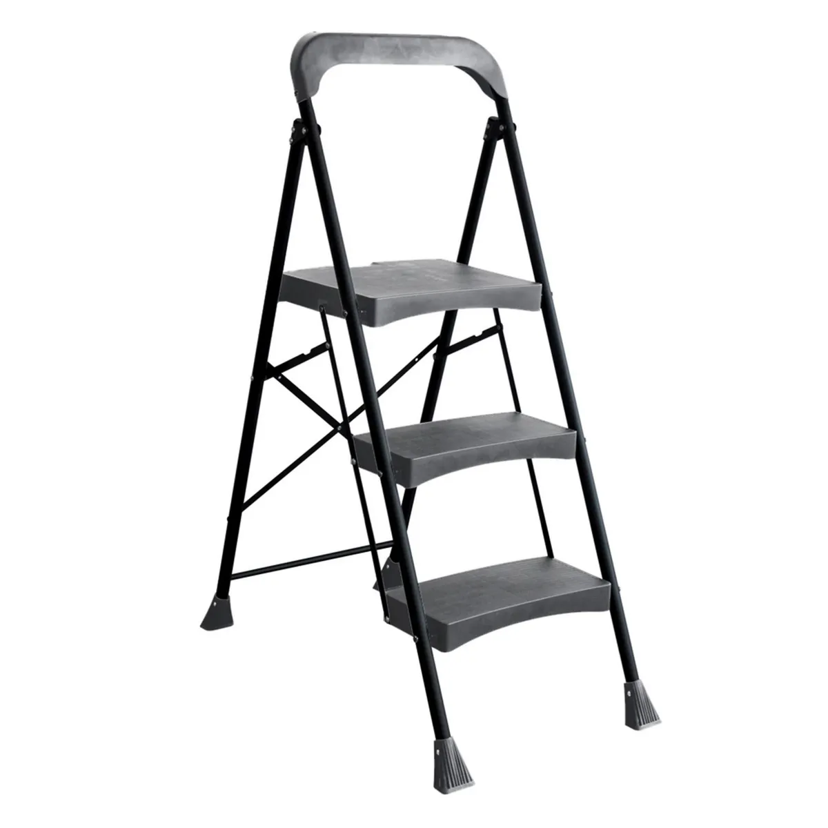 UBERMANN - Escalera de tijera de Acero 3 pasos