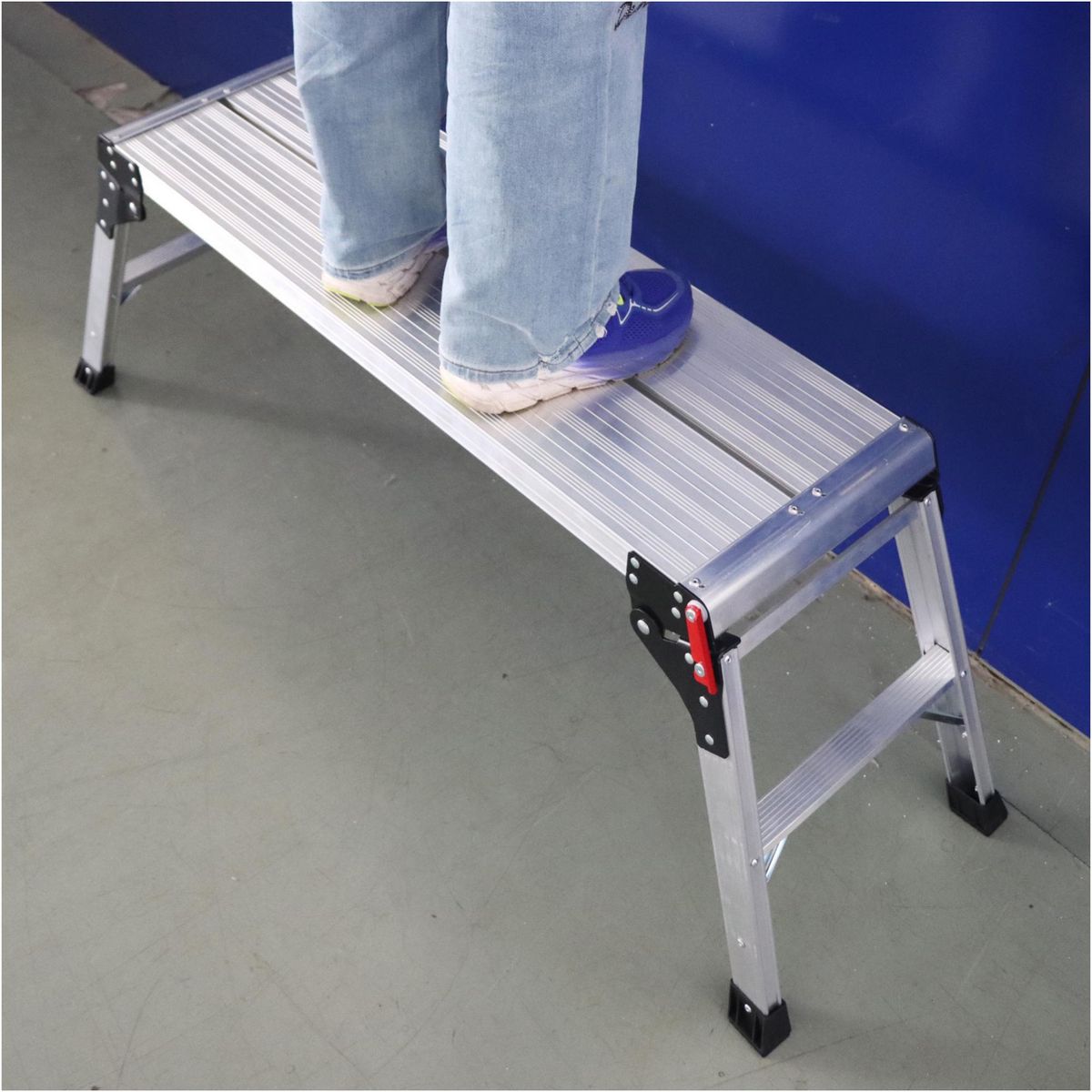 BAUKER - Plataforma 1x0.48x0.3m Aluminio