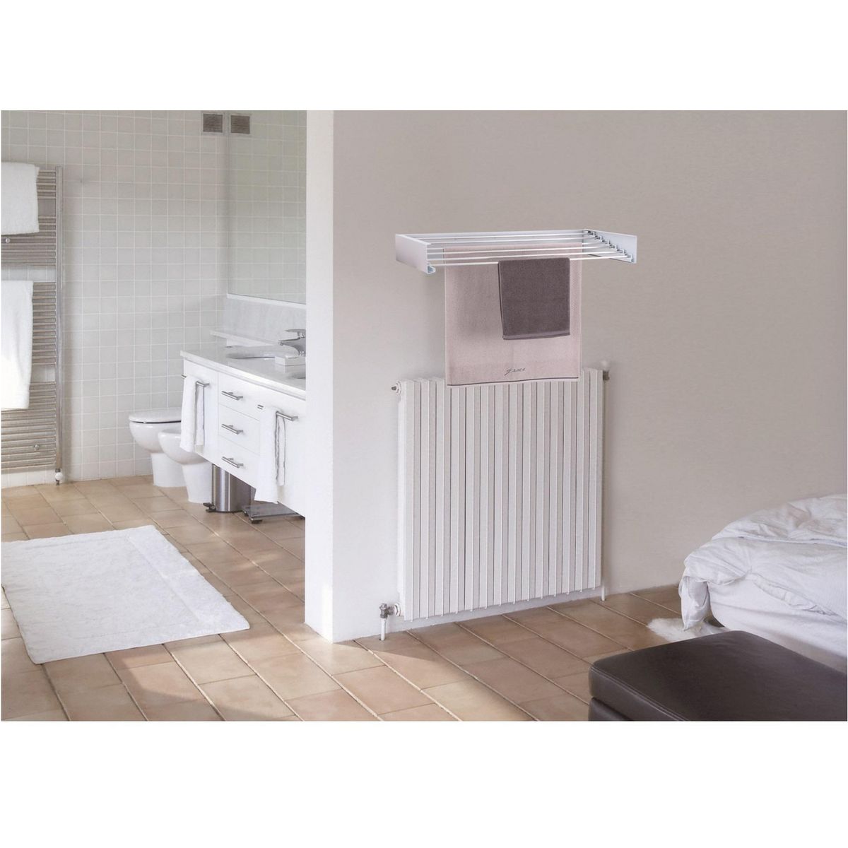 KLEINE WOLKE - Tendedero De Ropa Muro Kleine Wolke 100X50X13 Cm