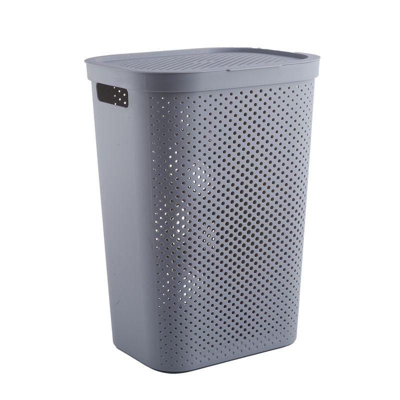 KLEINE WOLKE - Cesto de Ropa Gris 60 Lts Kleine