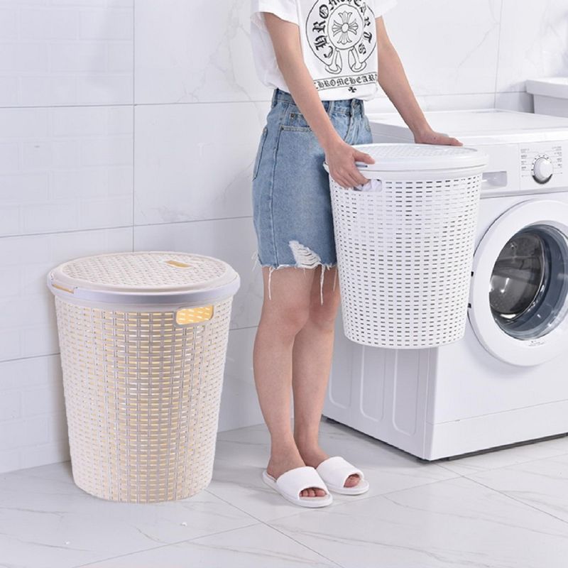 KLEINE WOLKE - Cesto de Ropa Blanco 40L Kleine