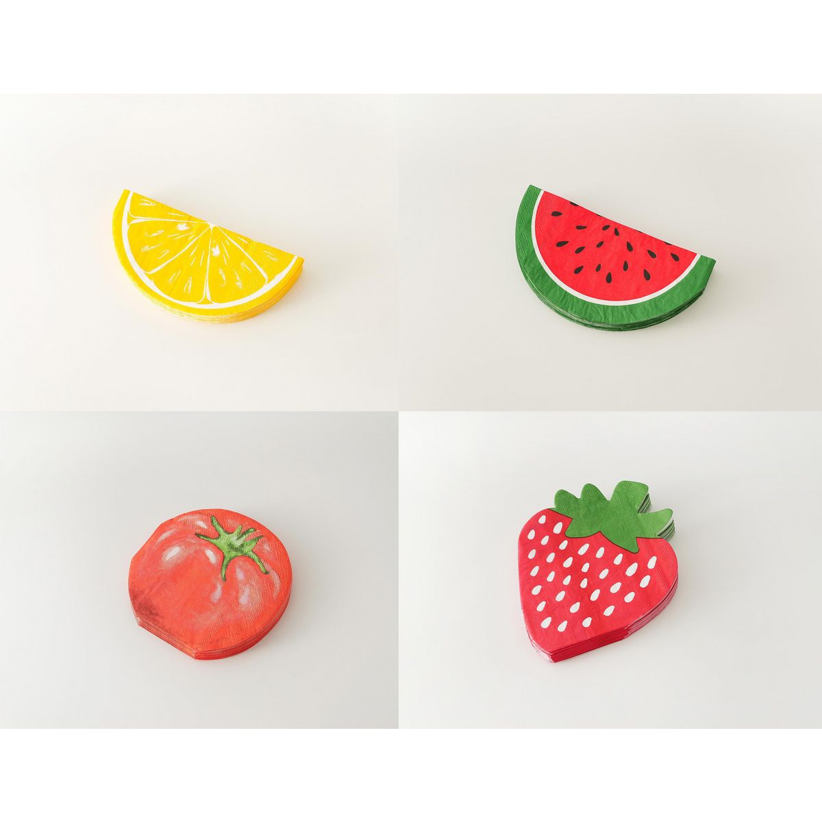JUST HOME COLLECTION - Servilleta de Papel Forma de Frutas