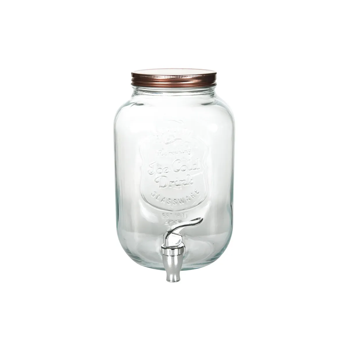 JUST HOME COLLECTION - Dispensador de Agua Vidrio 4l