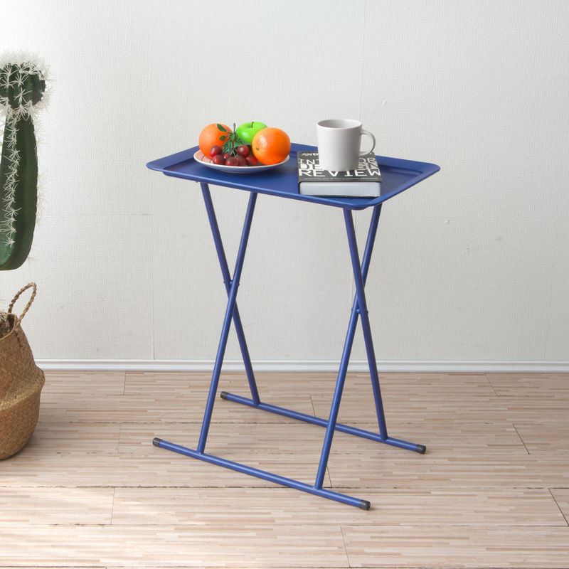JUST HOME COLLECTION - Mesa Plegable Azul