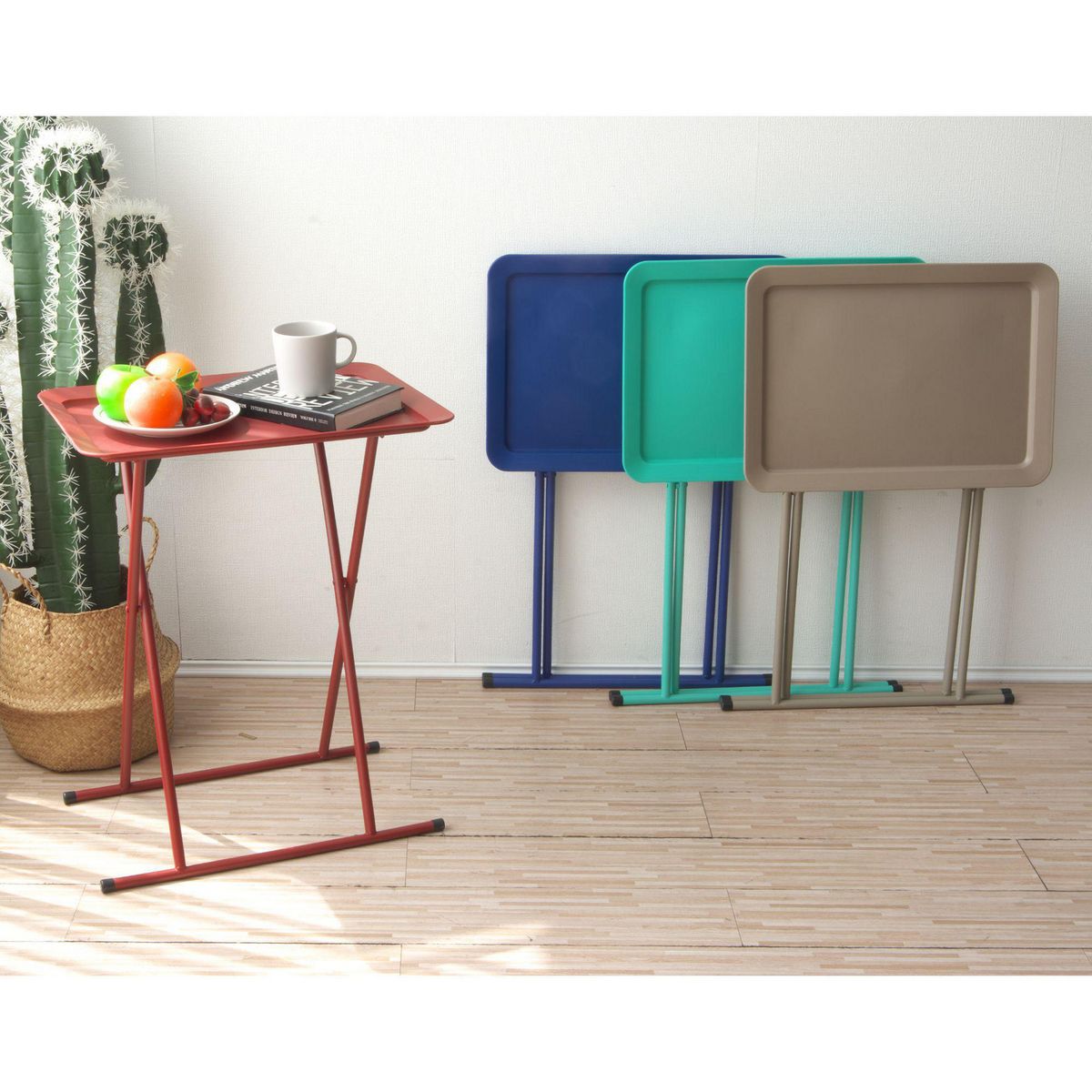 JUST HOME COLLECTION - Mesa Plegable Rojo