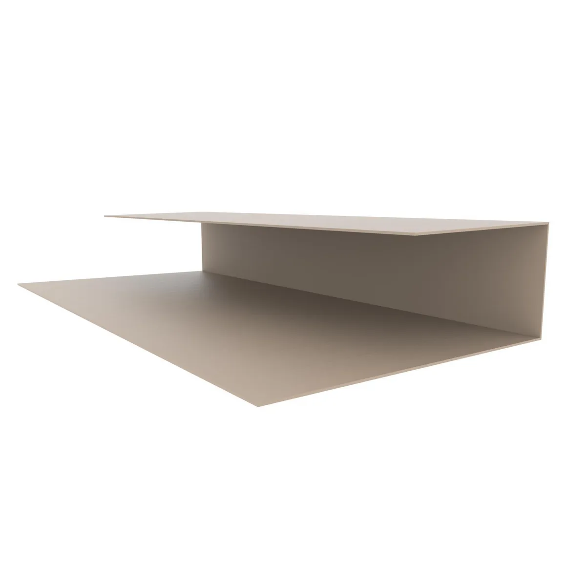 HOLZTEK - Perfil U 2.90m Avalon Beige