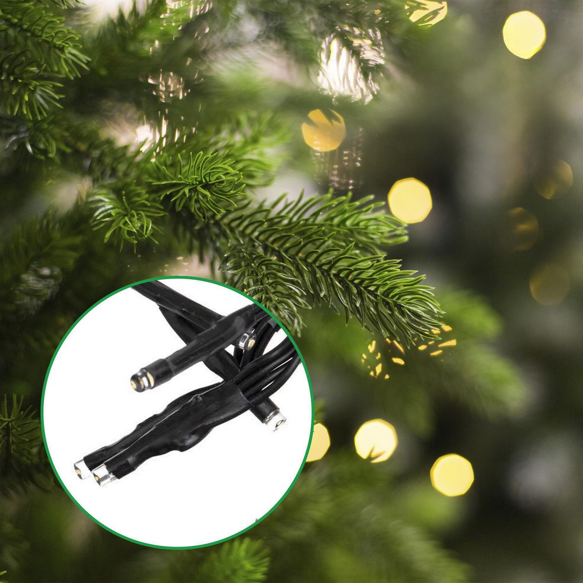 DEAR SANTA - Juego de 384 Luces LED Navidad 7.68m