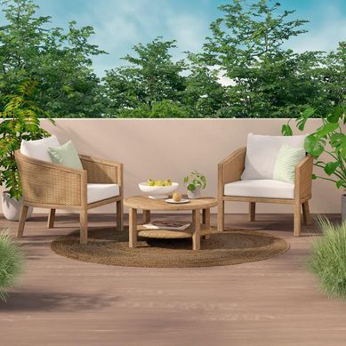 Juego de Balc�n 2 Personas Madera Isla